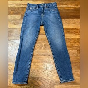 GAP petite true skinny high rise jeans